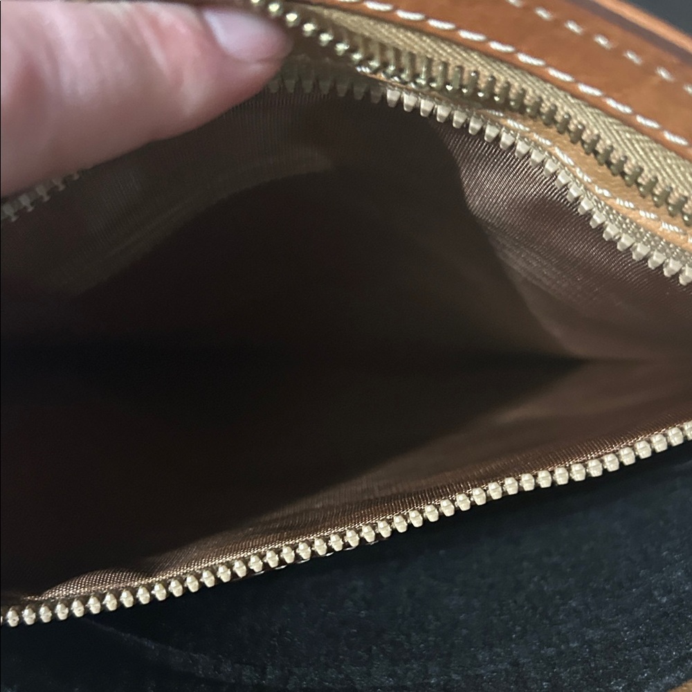 Vintage Celine Brown and Tan Crossbody Bag set with Chain and matching wallet - Picture 14 of 16